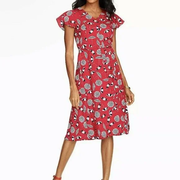 fit and flare semi formal dress Brulé Shirred Fit and Flare Midi Dress – Brulé Boutique